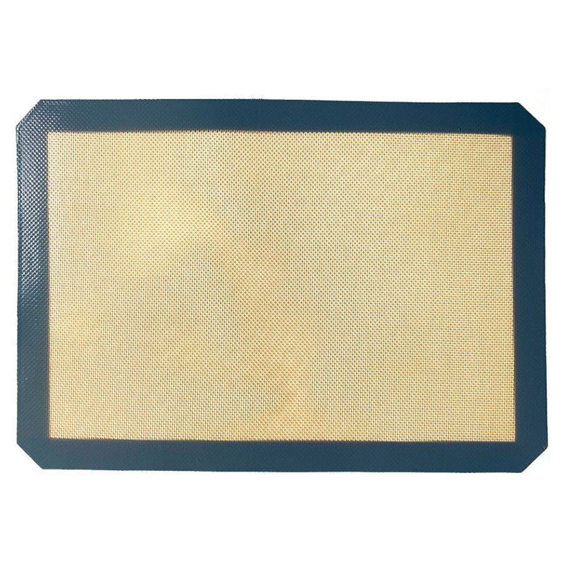 Rolling Dough Mat Non-stick Silicone Baking Mat Cookie Pad Oven Sheet, Cutted Edge / 30x20cm (BPA-Free, No FDA Certified)