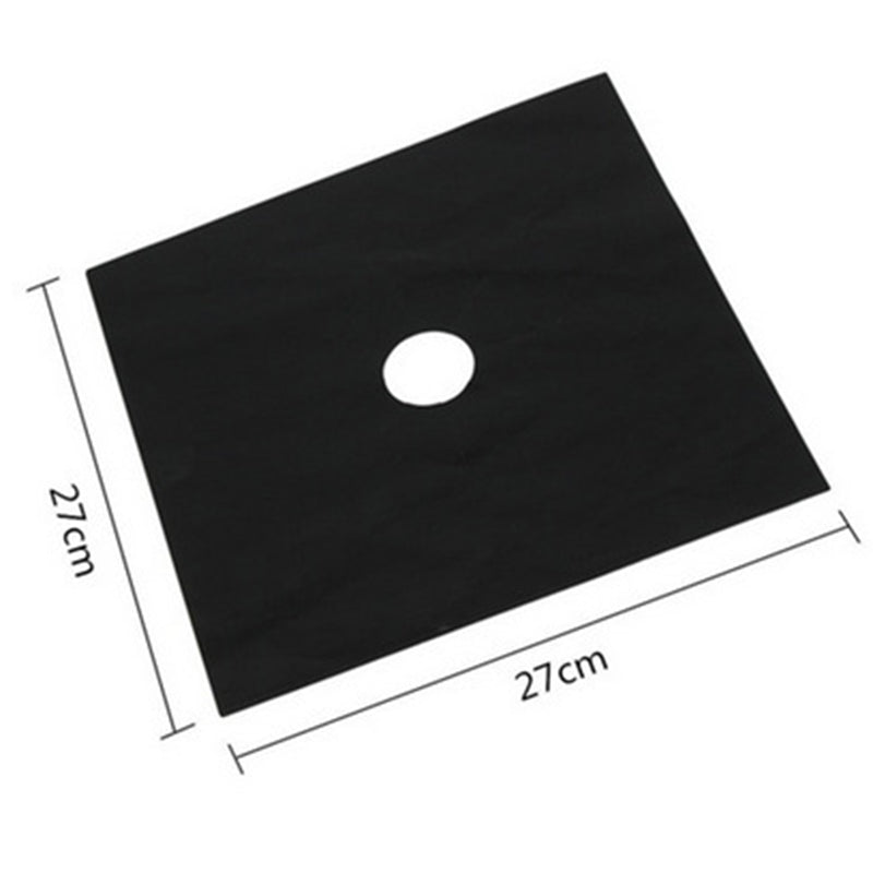 2PCS Fiberglass Cloth Oil-proof Covers Stove Burner Gas Stove Burner Liners Non-Stick Gas Range Protectors Mats
