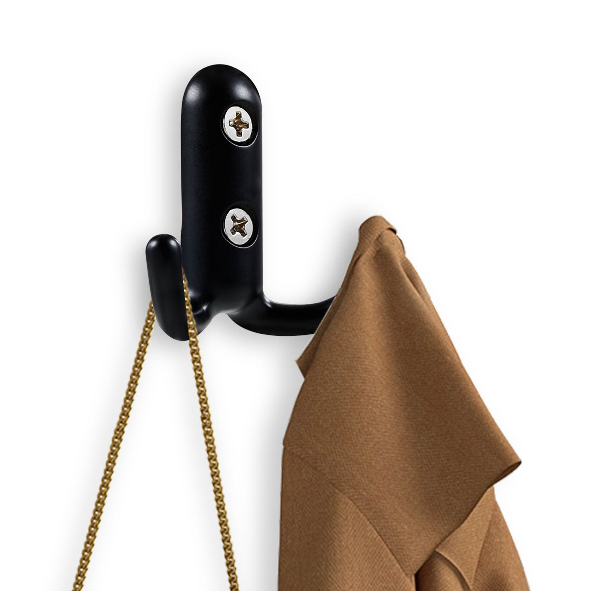 3Pcs / Set Vintage Zinc Alloy Hanger Door Hook Bedroom Wall Hook Rack for Clothes Coat Hat Bag