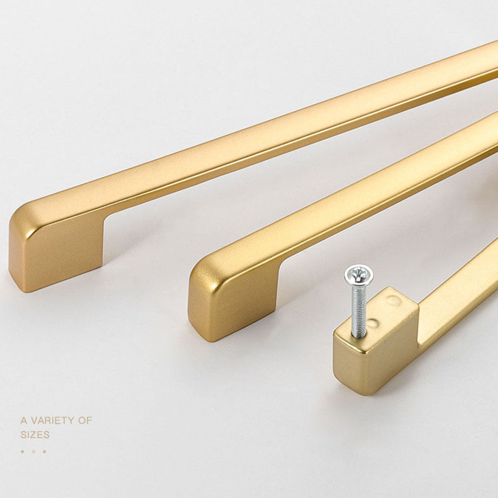 Aluminum Alloy Cabinet Handle Door Handle Furniture Pull for Kitchen Cupboard Dresser Drawer, 22mm Screw