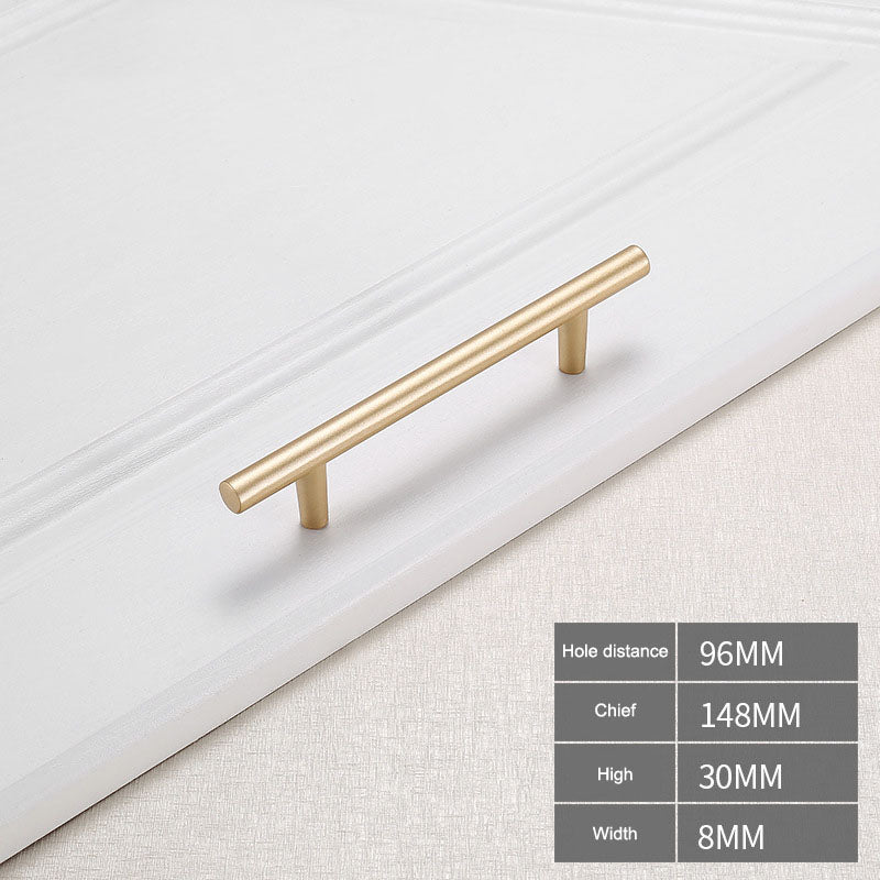 YIJIA Aluminium Alloy Furniture Pull Handle Drawer Cabinet Wardrobe Door Handle with 22mm Screw
