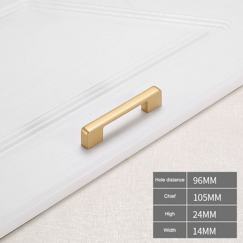 YIJIA Aluminium Alloy Furniture Pull Handle Drawer Cabinet Wardrobe Door Handle with 22mm Screw