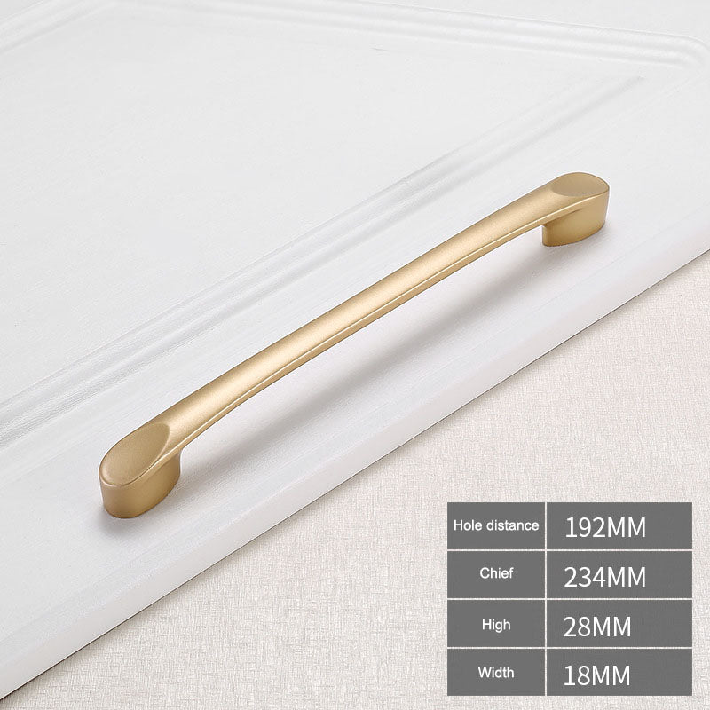 YIJIA Kitchen Cabinet Handle Solid Aluminum Alloy Furniture Wardrobe Drawer Pull Handle, 22mm Screw