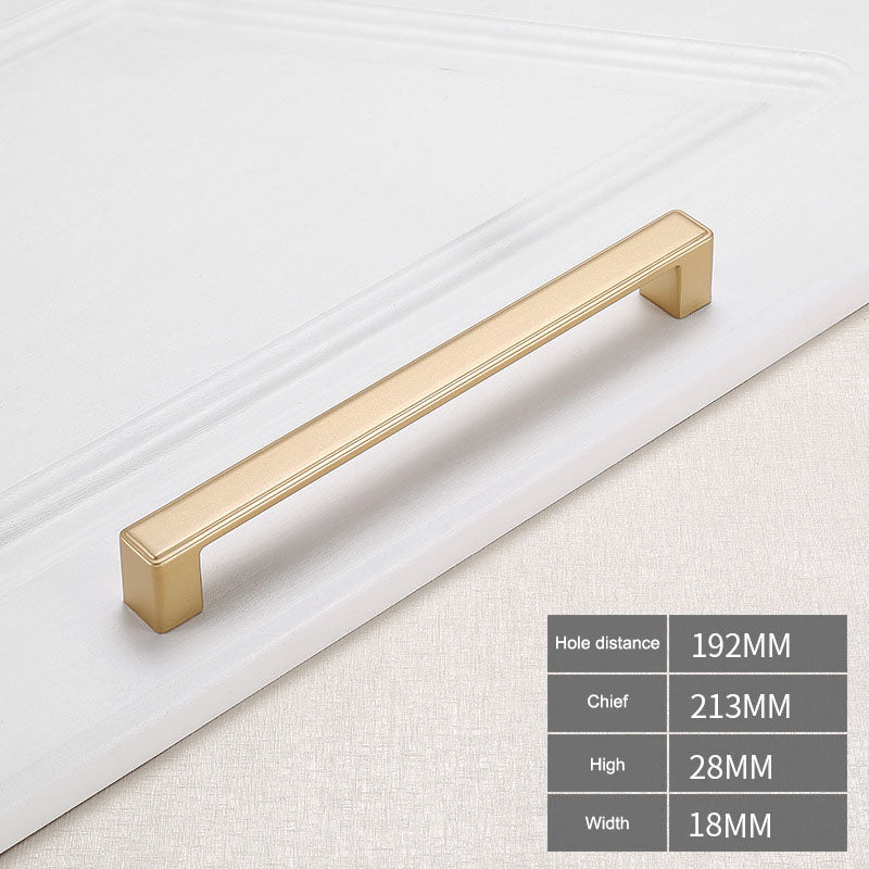 YIJIA Kitchen Cabinet Handle Solid Aluminum Alloy Furniture Wardrobe Drawer Pull Handle, 22mm Screw