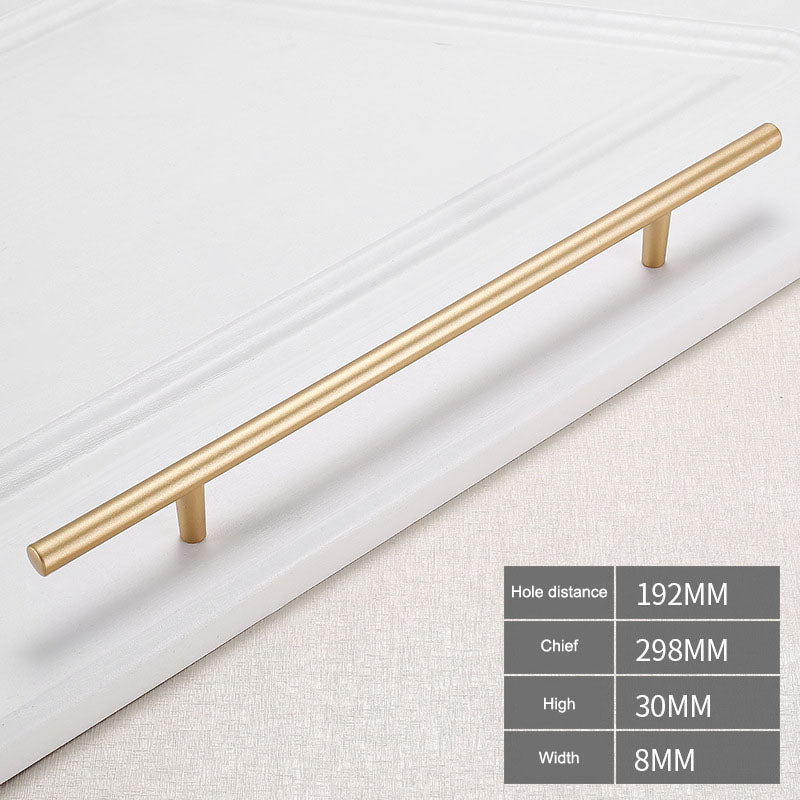 YIJIA Kitchen Cabinet Handle Solid Aluminum Alloy Furniture Wardrobe Drawer Pull Handle, 22mm Screw