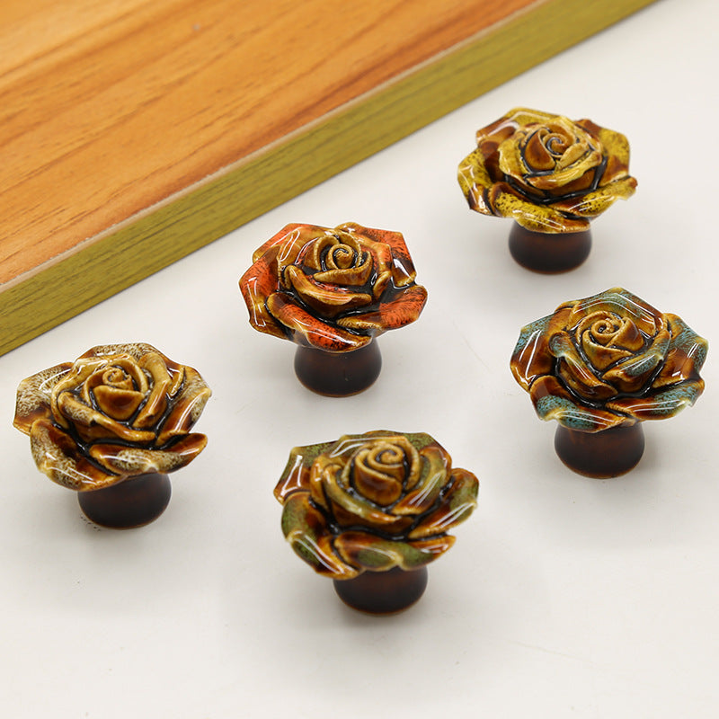 Ceramic Cabinet Pulls Handles Replacement Drawer Pulls with 25mm Screw