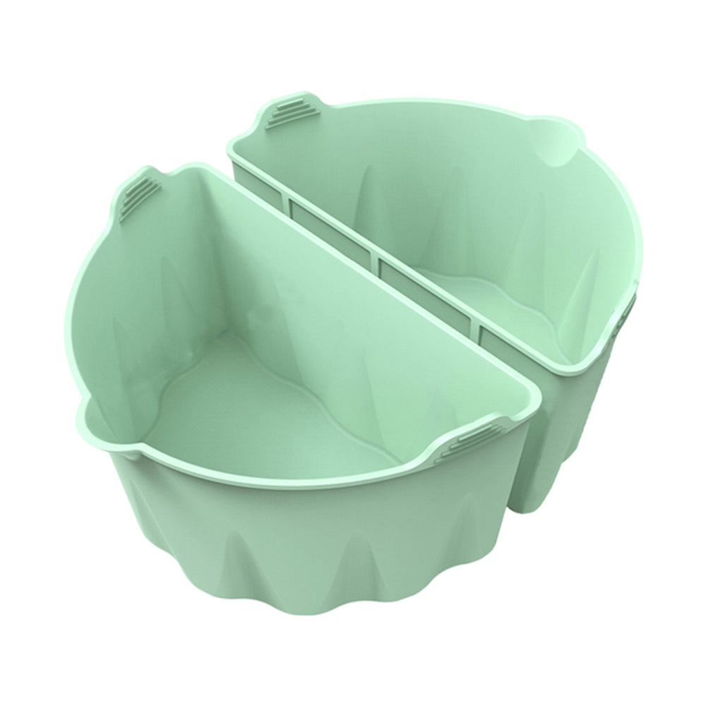 2Pcs Slow Cooker Divider Liners for 6-7 Quart Slow Cookers Reusable Silicone Inserts (BPA-Free, No FDA Certificate)