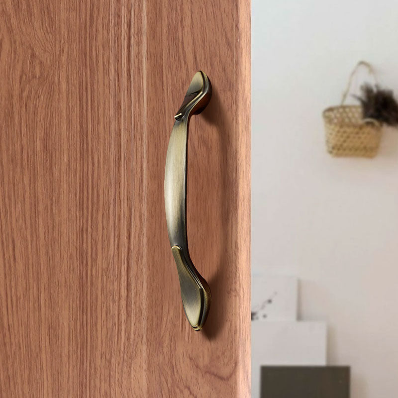Furniture Door Pull Handle Retro Zinc Alloy Cabinet Drawer Wardrobe Handle, 22mm Screw