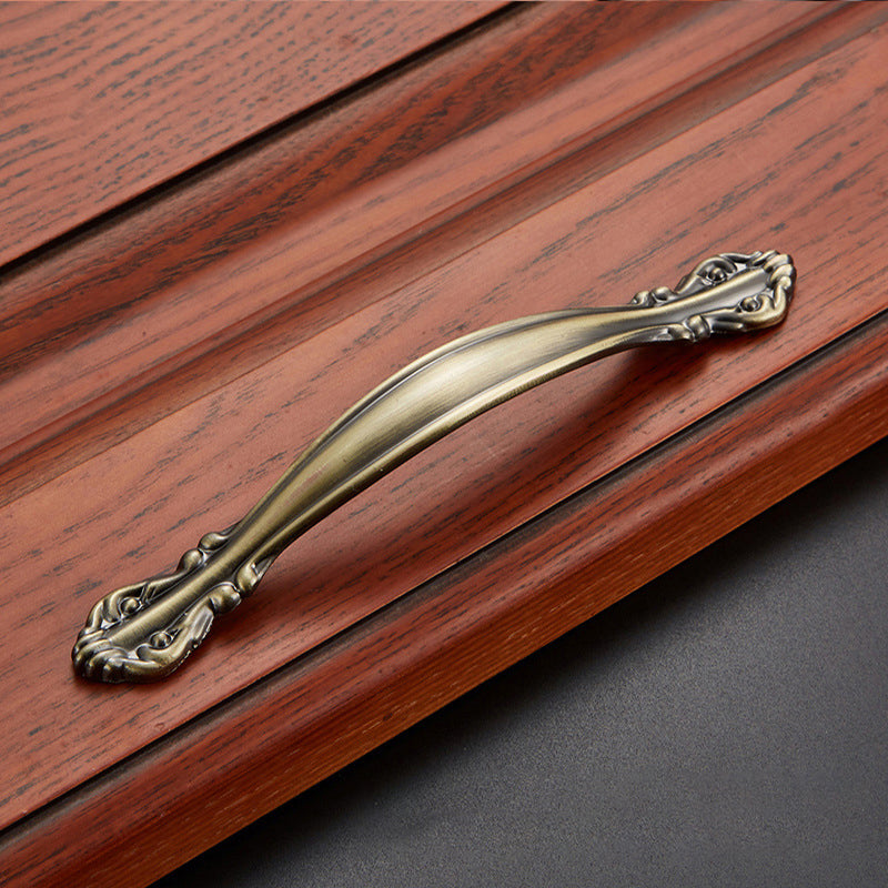 Furniture Door Pull Handle Retro Zinc Alloy Cabinet Drawer Wardrobe Handle, 22mm Screw