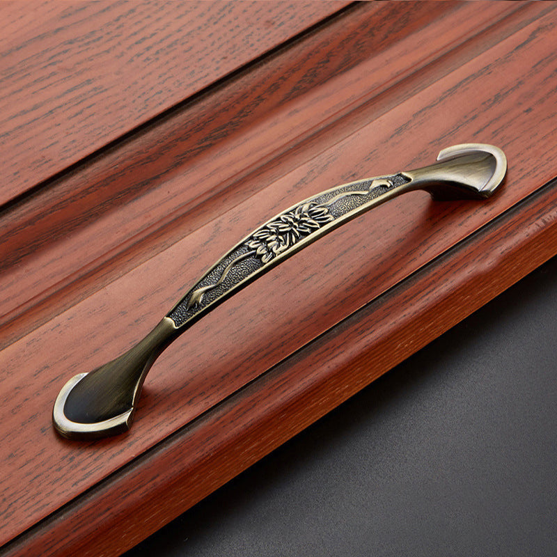 Vintage Cabinet Door Pull Handle Zinc Alloy Drawer Wardrobe Handle, 22mm Screw