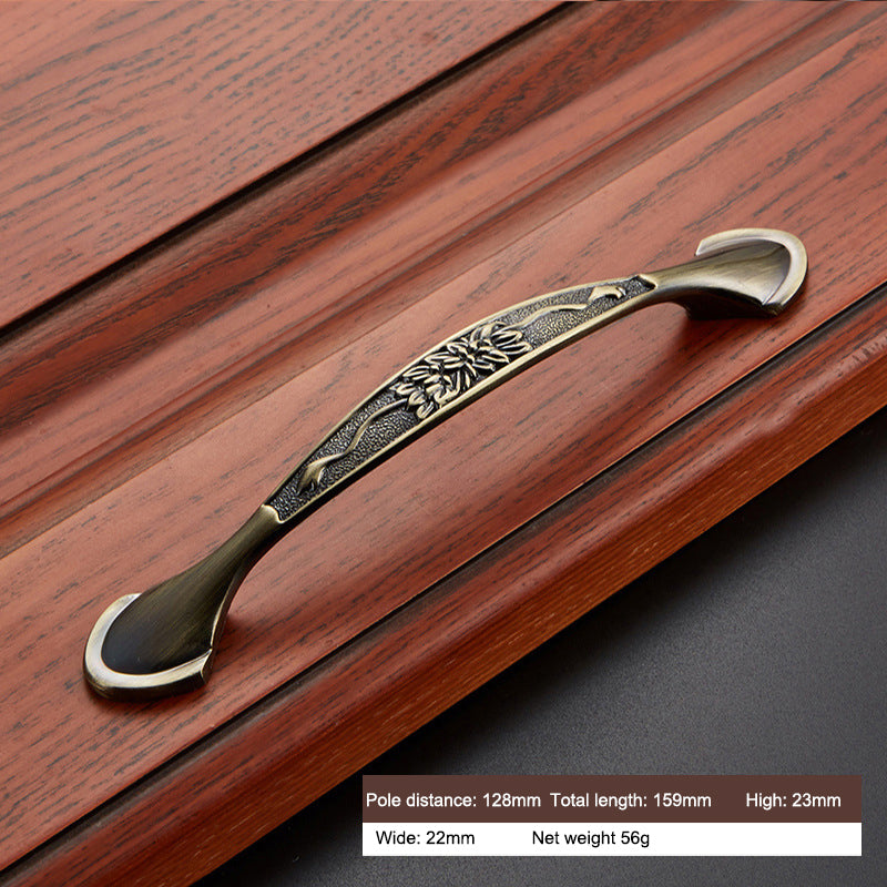 Vintage Cabinet Door Pull Handle Zinc Alloy Drawer Wardrobe Handle, 22mm Screw