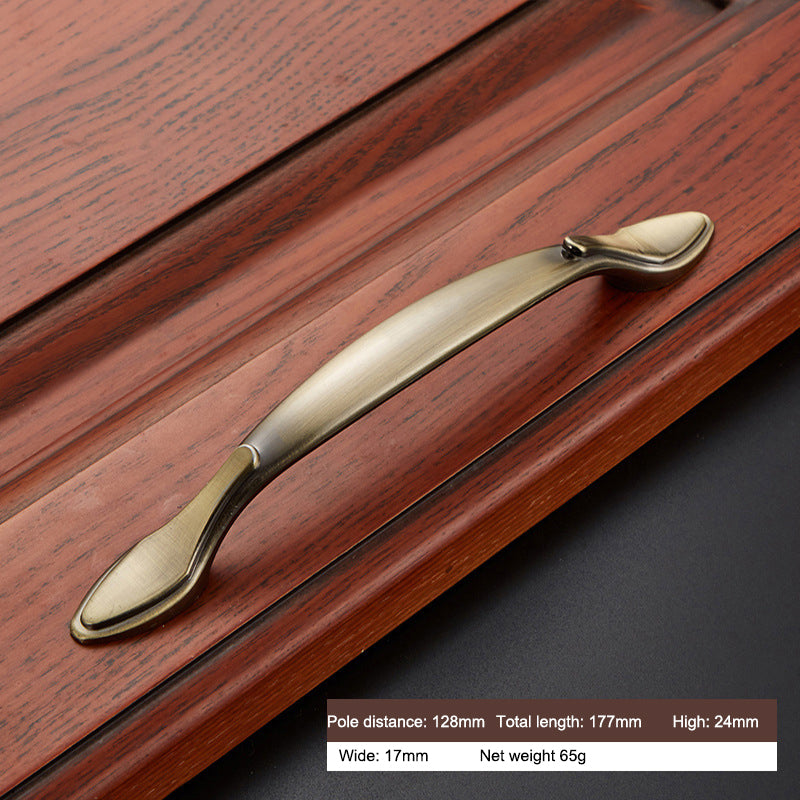 Vintage Cabinet Door Pull Handle Zinc Alloy Drawer Wardrobe Handle, 22mm Screw