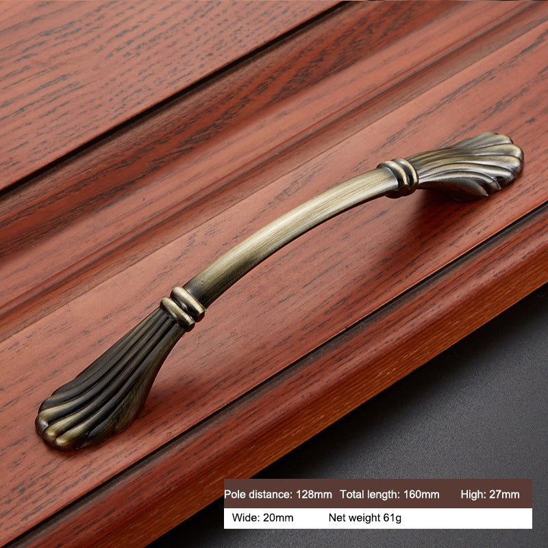 Vintage Cabinet Door Pull Handle Zinc Alloy Drawer Wardrobe Handle, 22mm Screw