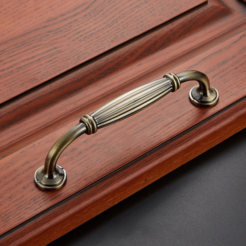 Vintage Cabinet Door Pull Handle Zinc Alloy Drawer Wardrobe Handle, 22mm Screw
