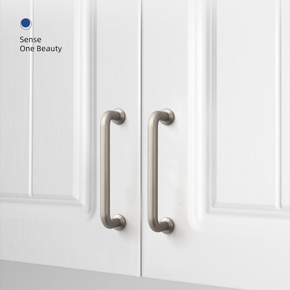 Zinc Alloy Handle Modern Cabinet Kitchen Door Drawer Pull Knob Cupboard Handle with 22mm Screw