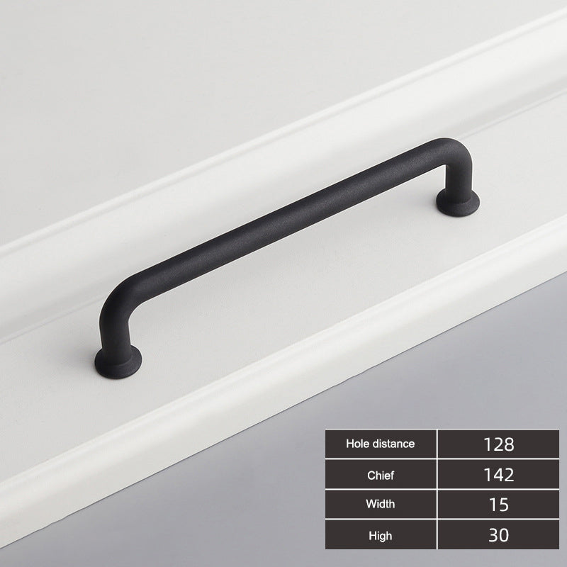 Zinc Alloy Handle Modern Cabinet Kitchen Door Drawer Pull Knob Cupboard Handle with 22mm Screw