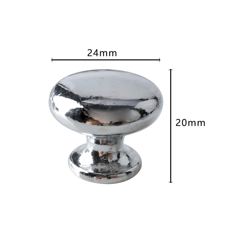 European Style Single Hole Furniture Pull Handle Drawer Cabinet Wardrobe Door Knob with 25mm Screw