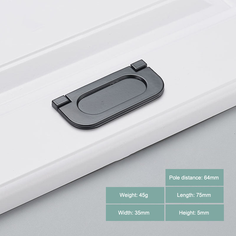 Modern Cabinet Handle Zinc Alloy Drawer Wardrobe Cupboard Puller Furniture Parts