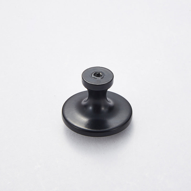 Zinc Alloy Furniture Classical Pull Handle Cabinet Drawer Wardrobe Puller Single Hole Door Knob, 22mm Screw