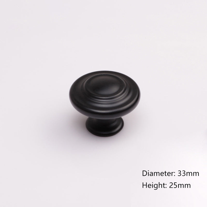 Zinc Alloy Cabinet Pull Handle Drawer Wardrobe Knob with 25mm Screw