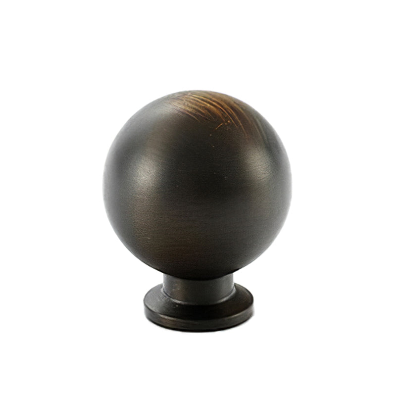 Simple Style Pure Copper Pull Round Cabinet Handle Drawer Wardrobe Knob with 25mm Screw