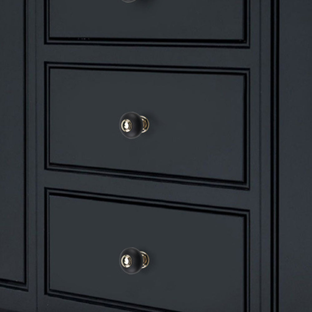 Stylish Cabinet Handle Drawer Wardrobe Cupboard Puller Zinc Alloy Furniture Door Knob with 22mm Screw