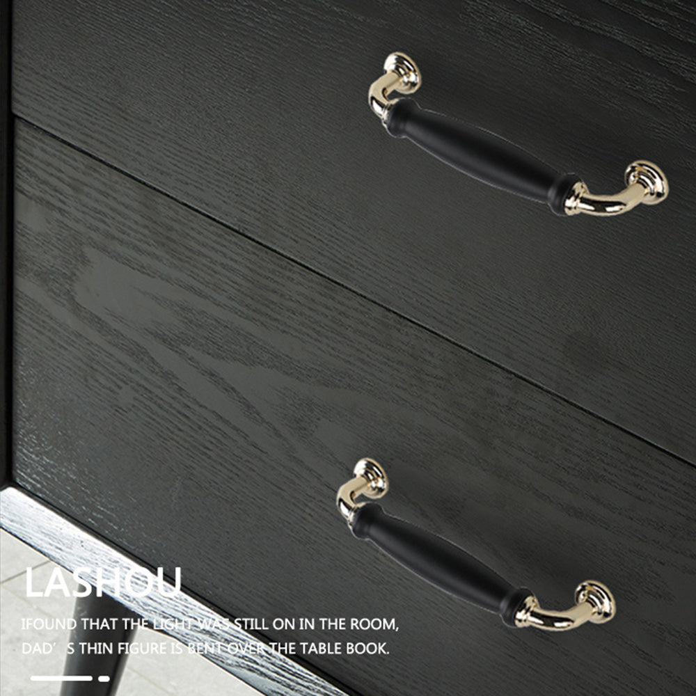 Metal Cabinet Pulls Handles with 22mm Screw, 128 Hole Distance, Aluminum Alloy Wardrobe Drawer Pulls