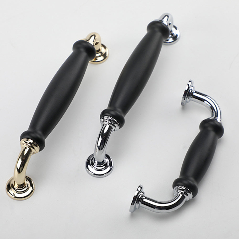 Metal Cabinet Pulls Handles with 22mm Screw, 128 Hole Distance, Aluminum Alloy Wardrobe Drawer Pulls