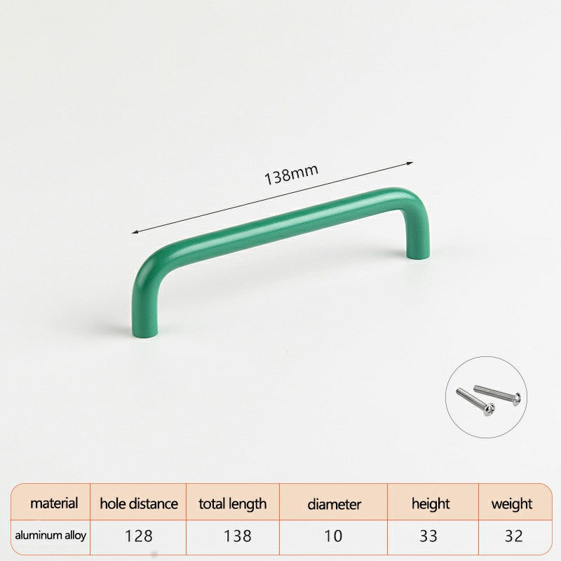 Aluminum Alloy Cabinet Pulls Handles with 22mm Screw, Wardrobe Drawer Hardware Metal Pulls