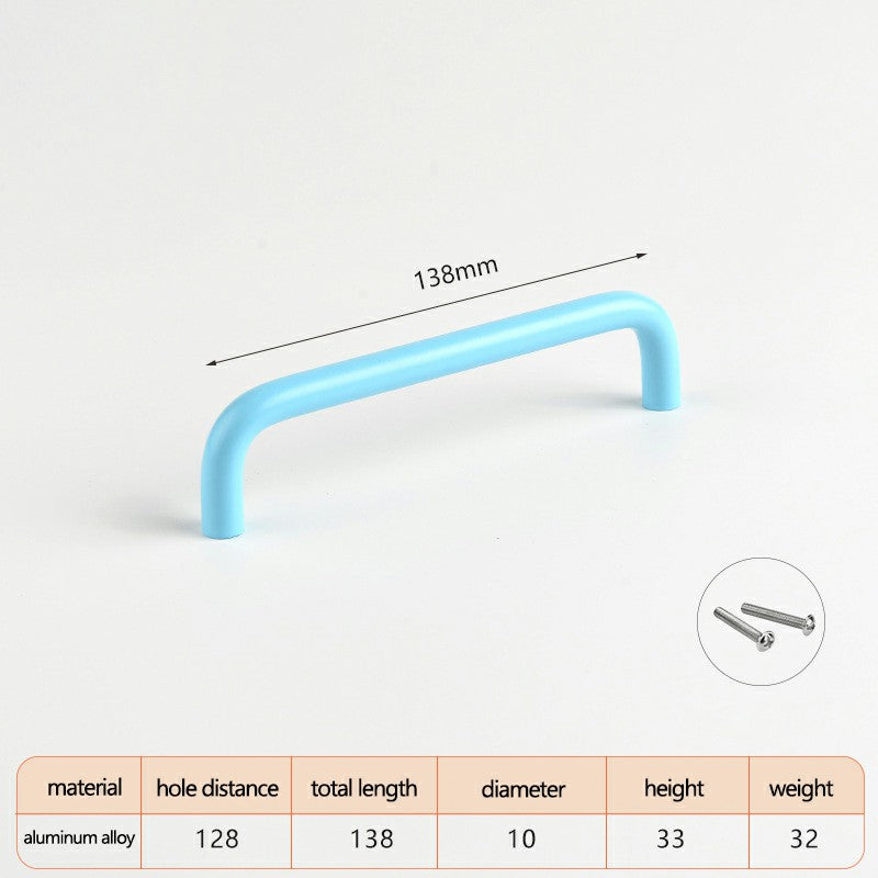 Aluminum Alloy Cabinet Pulls Handles with 22mm Screw, Wardrobe Drawer Hardware Metal Pulls