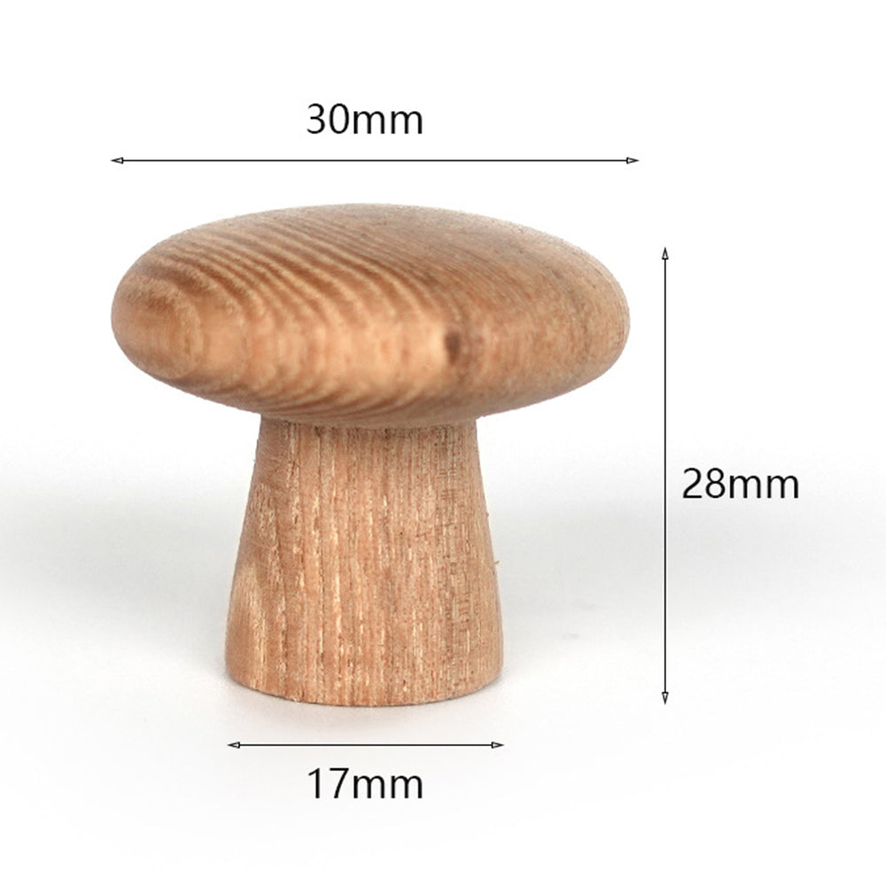 Wooden Cabinet Pulls Handle Drawer Wardrobe Small Pulls Knob with 27mm Screw