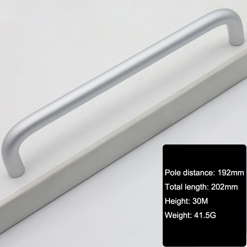 Solid Aluminium Alloy Furniture Door Handle Cabinet Cupboard Pull Knob, Screw Size: 4*22mm