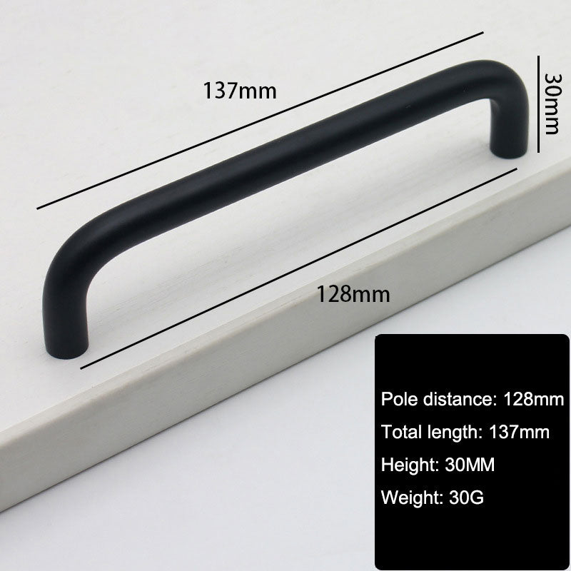 Solid Aluminium Alloy Furniture Door Handle Cabinet Cupboard Pull Knob, Screw Size: 4*22mm