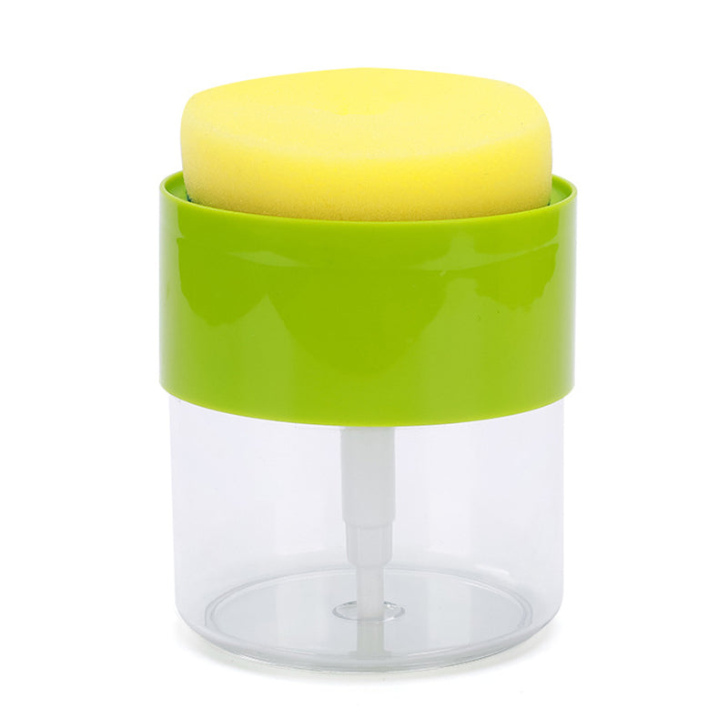 ABS+PS Manual Pressing Soap Dispenser Detergent Dish Washing Liquid Box Kitchen Cleaning Tool