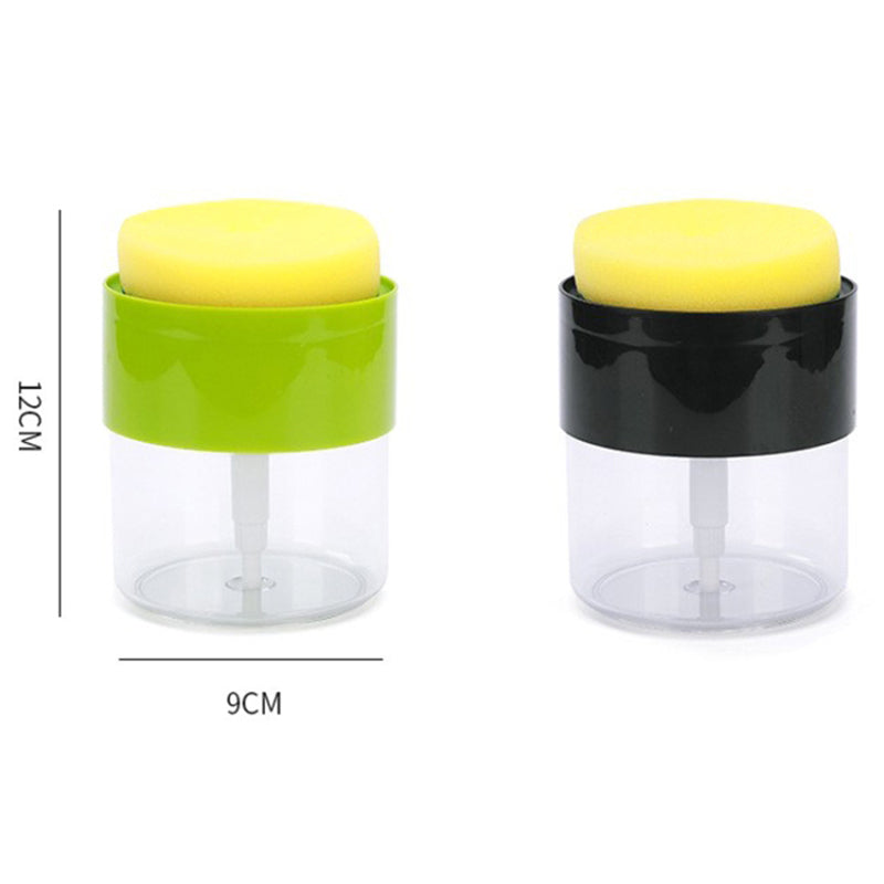 ABS+PS Manual Pressing Soap Dispenser Detergent Dish Washing Liquid Box Kitchen Cleaning Tool