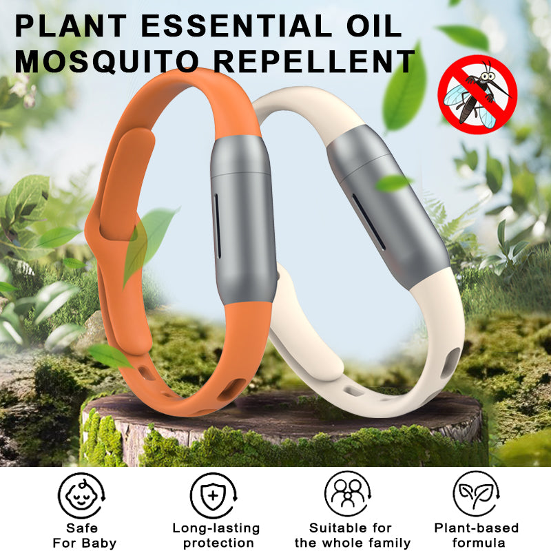 DIROSE M15 Essential Oil Mosquito Insect Bug Repellent Wristband Outdoor Pest Repeller Aluminum Alloy+Silicone Bracelet Watch