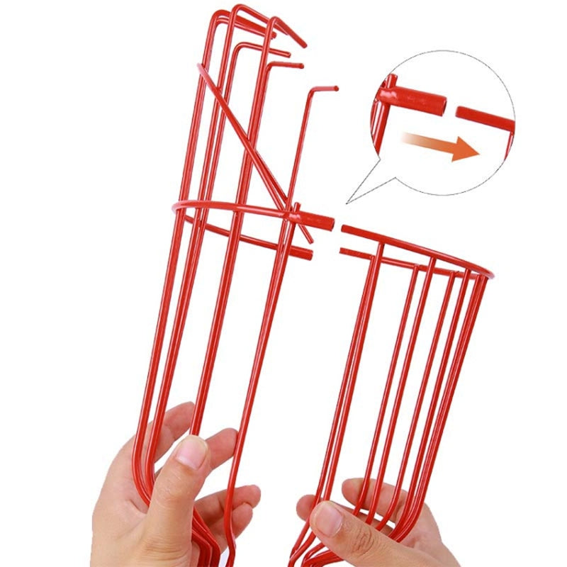 Iron Wire Fruit Picker Detachable Deep Basket Peach Pear Catcher Garden Fruit Picking Tool