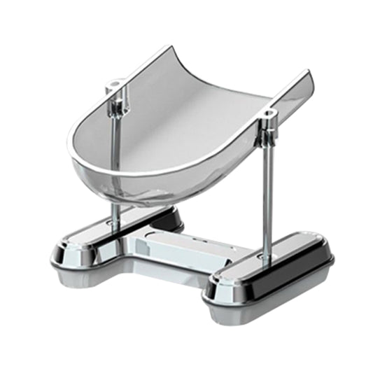 Single Layer Draining Soap Dish Soap Holder Tray Electroplating Storage Shelf Bathroom Supplies