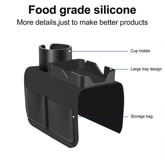 53*32cm Sofa Armrest Tray Silicone Cup Holder Chair Couch Recliner Remote Control Cellphone Organizer