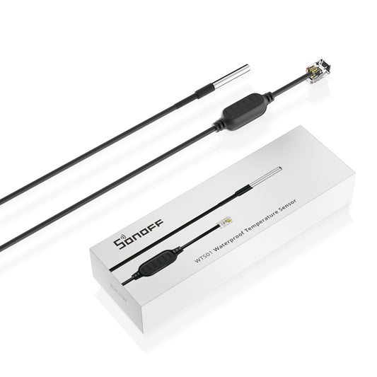 SONOFF WTS01 Waterproof Temperature Sensor Stainless Steel Probe Temperature Sensor