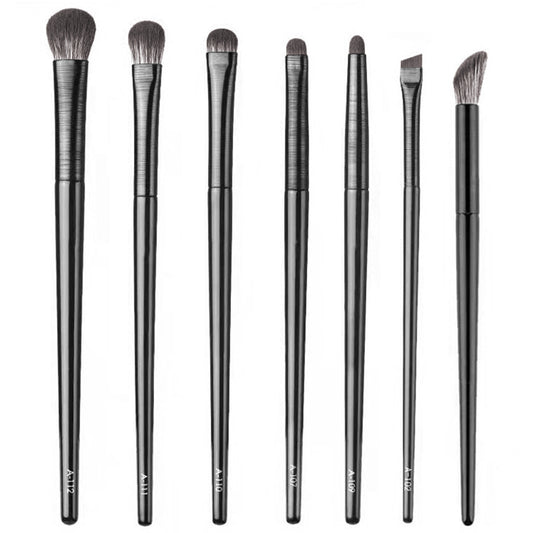 7Pcs / Set Eyeshadow Brush Set Soft Fiber Eye Makeup Brushes for Eyebrow, Eyeliner, Concealer Blending