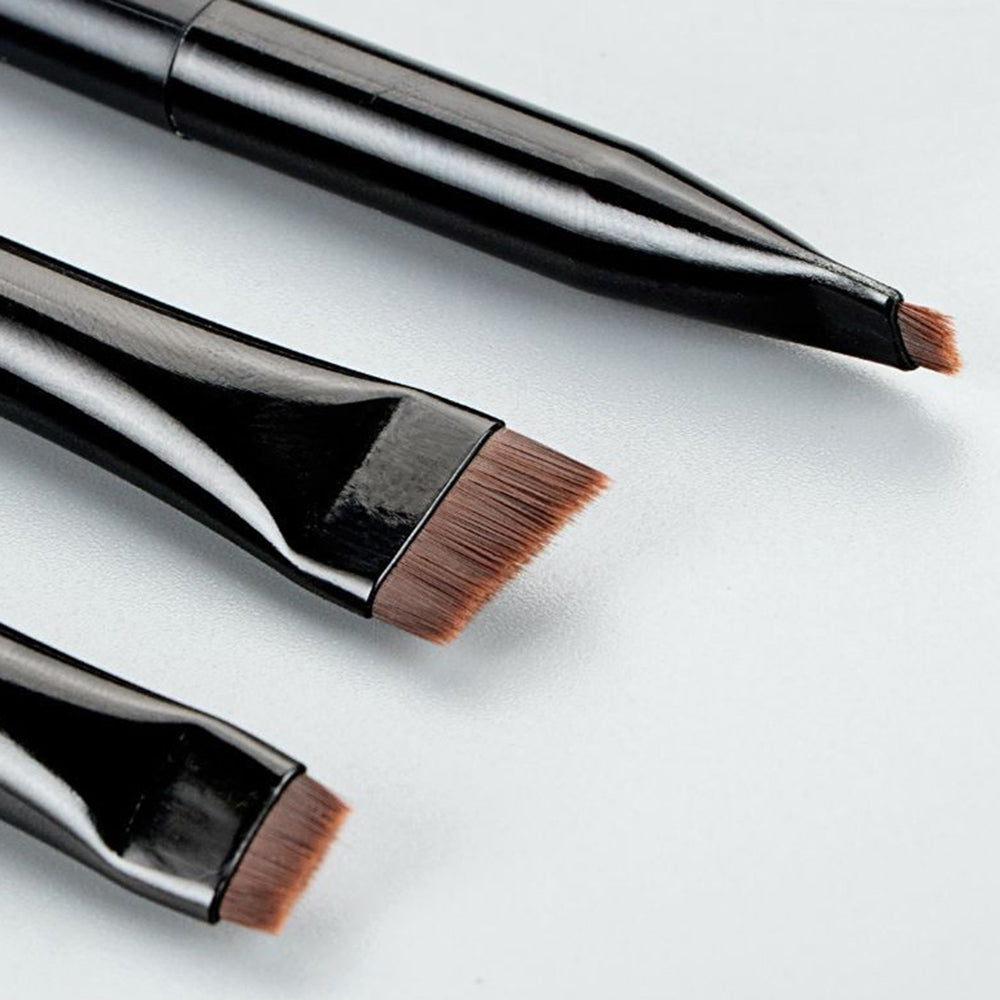 3Pcs / Set Eye Makeup Brushes Eyeshadow Brush Kit Soft Fiber Eyeliner Eyebrow Makeup Tool