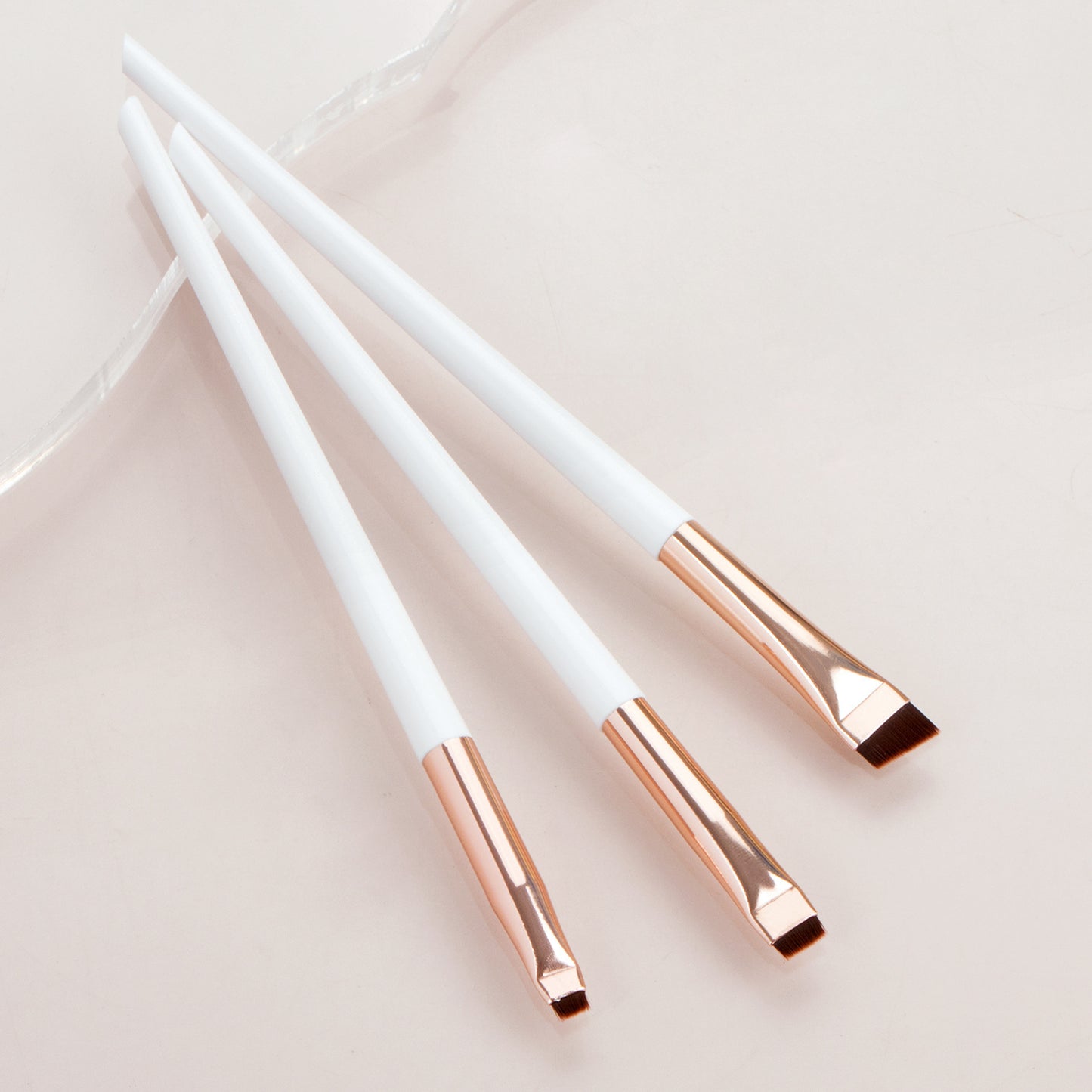 3Pcs / Set Eye Makeup Brushes Eyeshadow Brush Kit Soft Fiber Eyeliner Eyebrow Makeup Tool