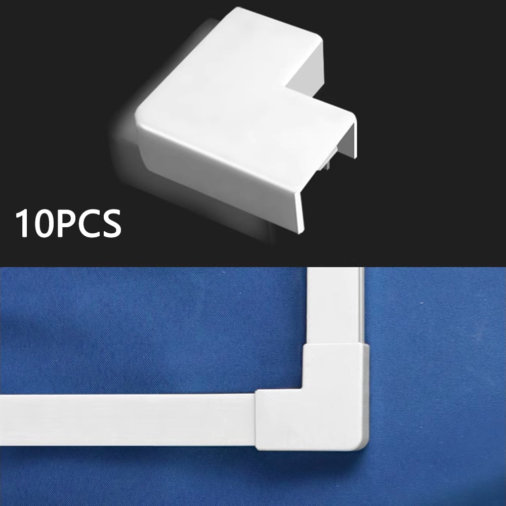 10Pcs / Set Wire Covers Connector Wall Mount TV Cable Cover Adapter Flame Retardant PVC Cable Hider Connector