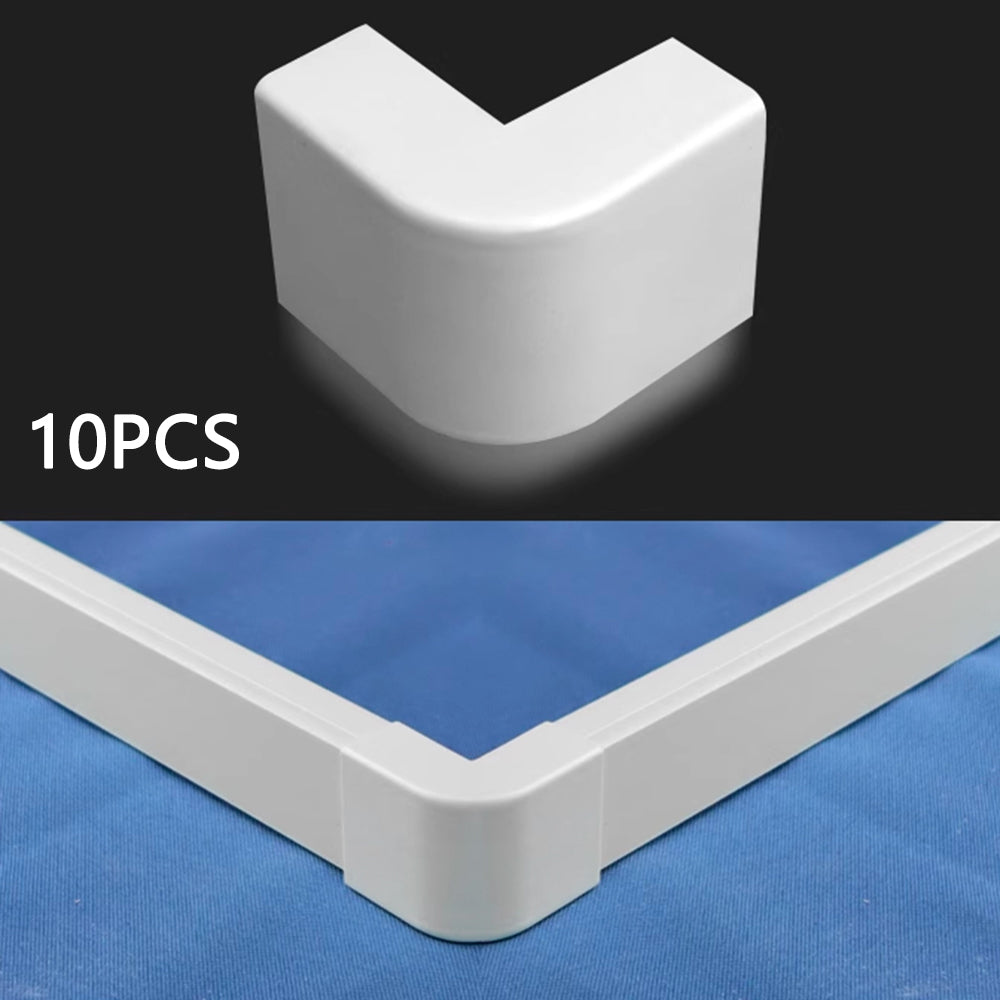 10Pcs / Set Wire Covers Connector Wall Mount TV Cable Cover Adapter Flame Retardant PVC Cable Hider Connector