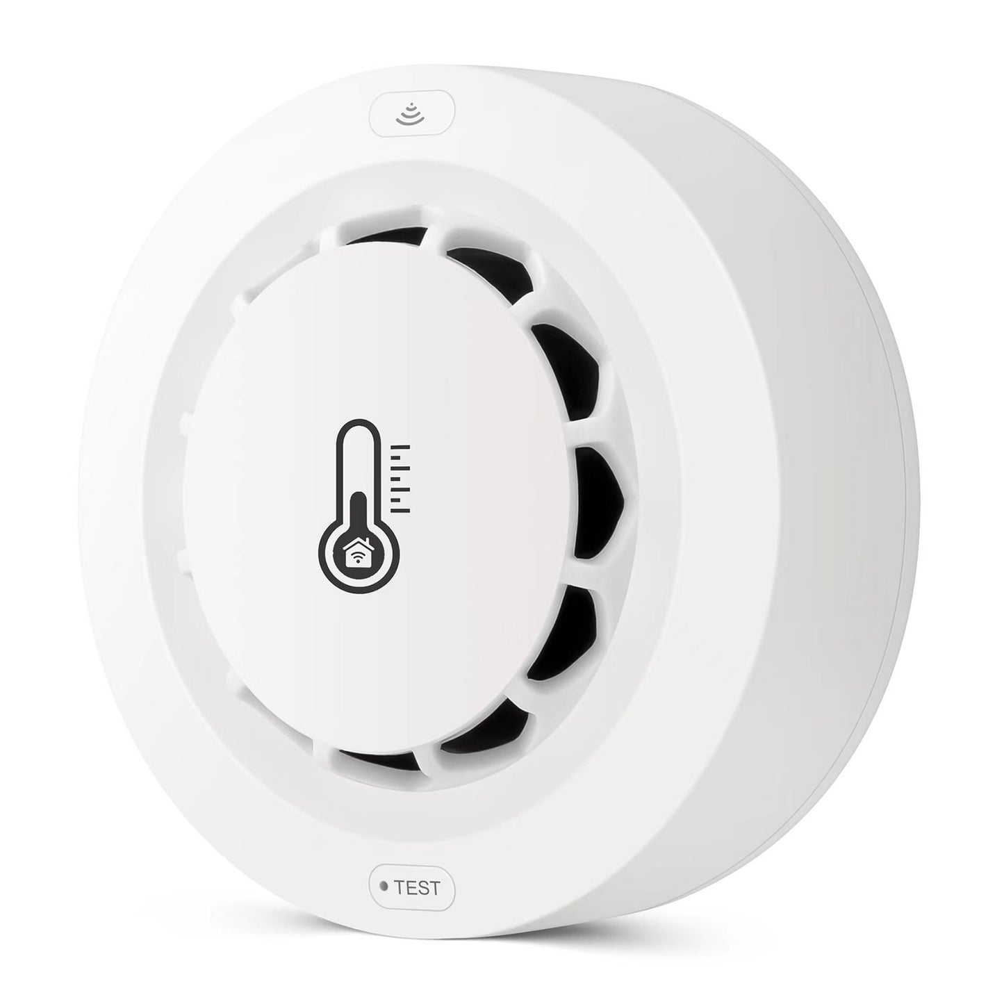 228WT-W 2-in-1 WiFi Smoke Detector with Temperature & Humidity Sensor Support Sound Alarm / Voice Control