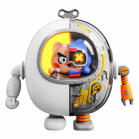 MF060 Mecha Style Neck-Mounted Fan 3 Speed Brushless Handheld Cooling Fan , 900mAh Battery (CE Certificate)