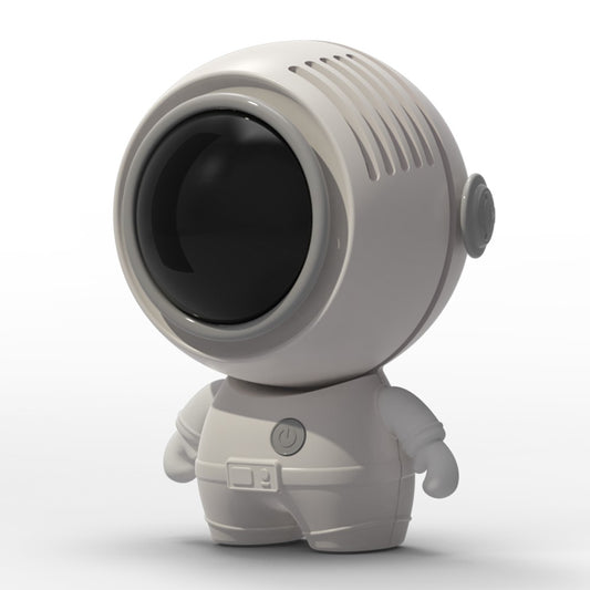 MF040 Spaceman Shape Silent Cooling Fan Mini Handheld Neck-mounted Fan , 3 Speed Mode 900mAh Battery (CE Certificate)