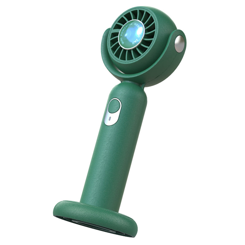 F10 Mini Portable Handheld Desktop Neck Hanging Rotatable Fan Cooler Rechargeable Summer Cooling Fan
