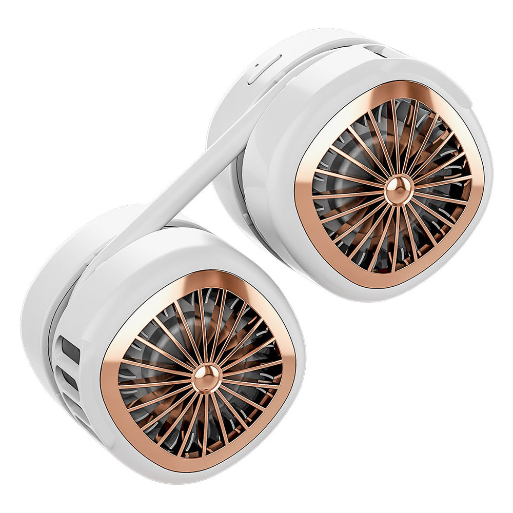 P70 Foldable USB Charging Hanging Neck Mini ABS Cooling Fan Summer Mute Fan Cooler